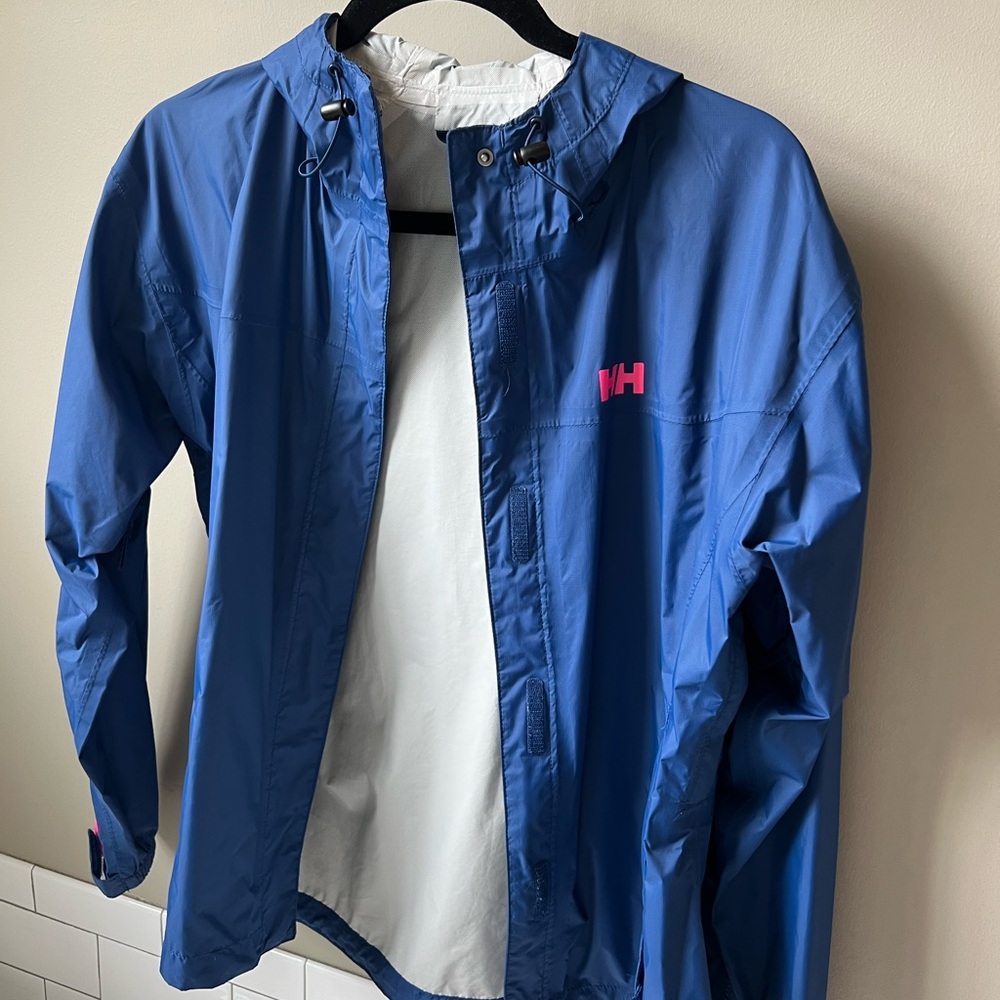 Helly Hansen Ski Jacket Blue Pink Logo